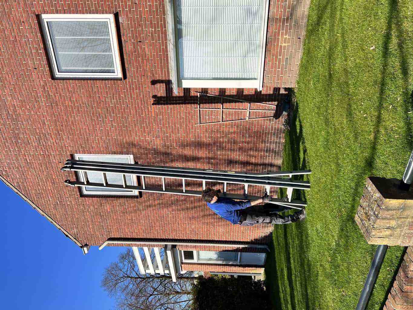 Barendrecht schoorsteenveger huis ladder