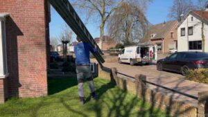 Schoorsteen onderhoud Barendrecht ladder bus